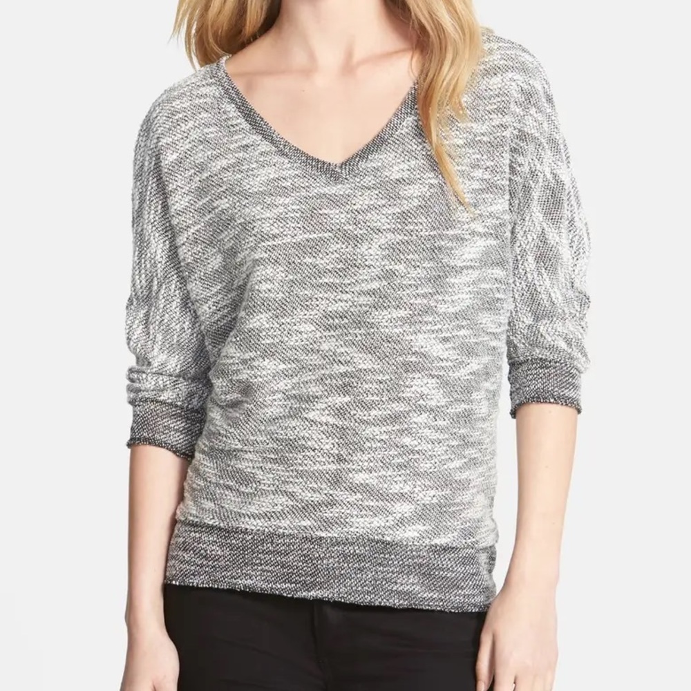 KUT from the kloth V-neck 3/4 sleeves sweater